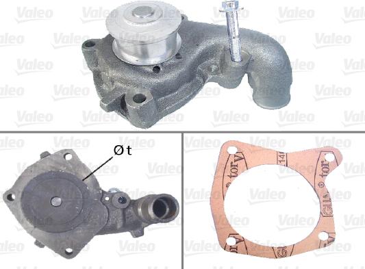 Valeo 506301 - Водяной насос autosila-amz.com