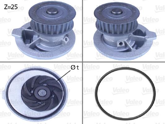 Valeo 506310 - Водяной насос autosila-amz.com