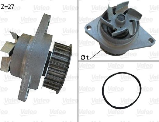 Valeo 506385 - Водяной насос autosila-amz.com