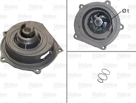 Valeo 506320 - Водяной насос autosila-amz.com