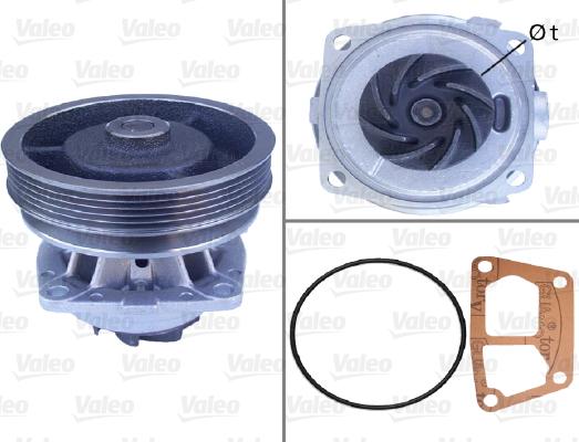 Valeo 506379 - Водяной насос autosila-amz.com