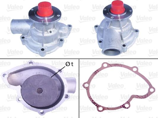 Valeo 506249 - Водяной насос autosila-amz.com