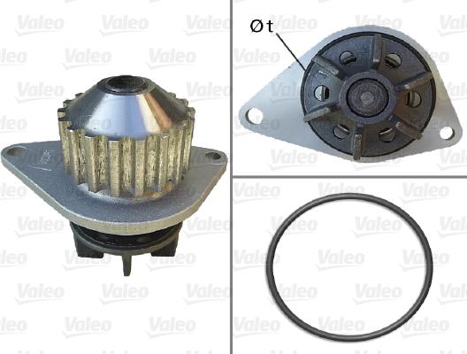 Valeo 506704 - Водяной насос autosila-amz.com