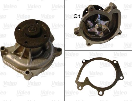 Valeo 506708 - Водяной насос autosila-amz.com