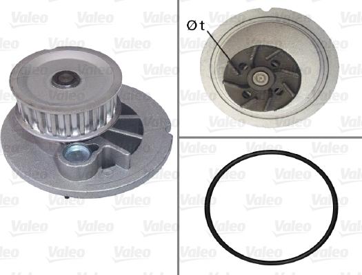 Valeo 506703 - Водяной насос autosila-amz.com