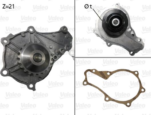 Valeo 506714 - Водяной насос autosila-amz.com