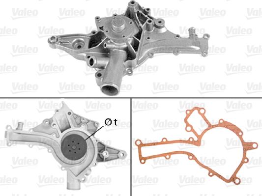 Valeo 506787 - Водяной насос autosila-amz.com