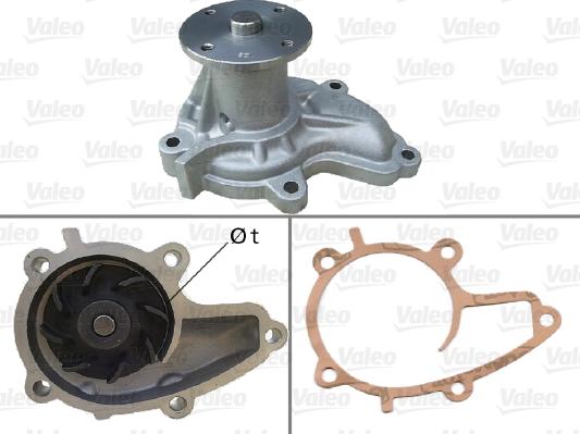 Valeo 506737 - Водяной насос autosila-amz.com