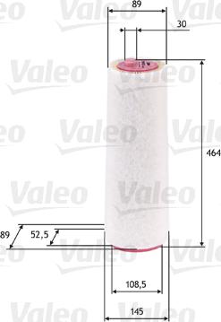 Valeo 585625 - Воздушный фильтр, двигатель autosila-amz.com
