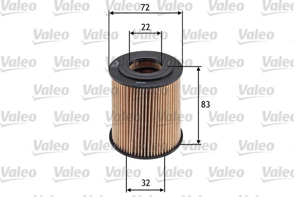 Valeo 586542 - Масляный фильтр autosila-amz.com