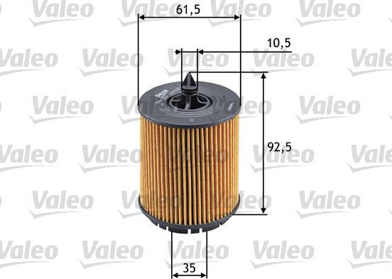 Valeo 586563 - Масляный фильтр autosila-amz.com
