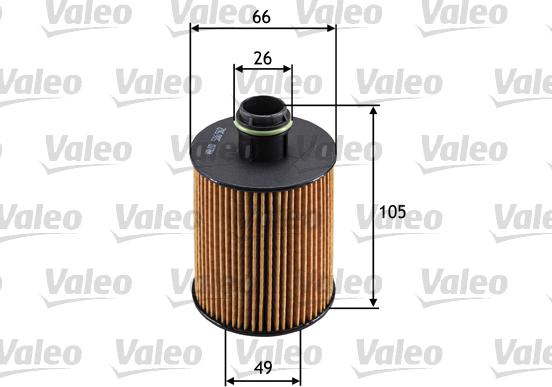 Valeo 586562 - Масляный фильтр autosila-amz.com