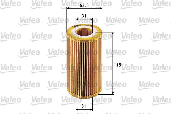 Valeo 586505 - Масляный фильтр autosila-amz.com