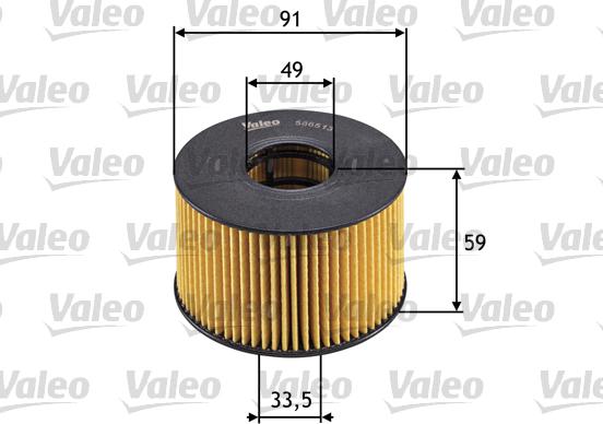 Valeo 586513 - Масляный фильтр autosila-amz.com