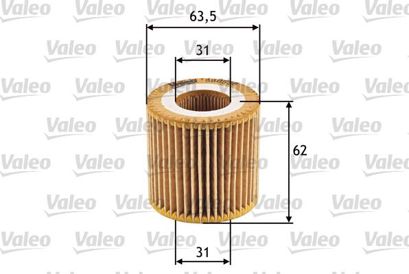 Valeo 586536 - Масляный фильтр autosila-amz.com
