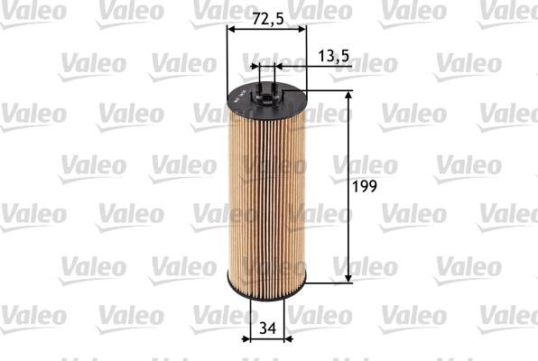 Valeo 586520 - Масляный фильтр autosila-amz.com