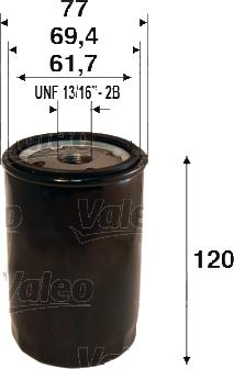 Valeo 586099 - Масляный фильтр autosila-amz.com