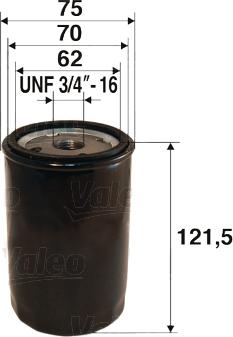 Valeo 586052 - Масляный фильтр autosila-amz.com