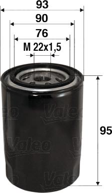 Valeo 586006 - Масляный фильтр autosila-amz.com