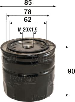 Valeo 586089 - Масляный фильтр autosila-amz.com
