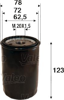 Valeo 586109 - Масляный фильтр autosila-amz.com