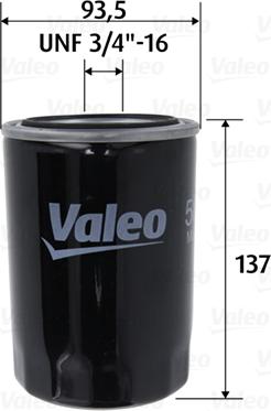 Valeo 586101 - Масляный фильтр autosila-amz.com