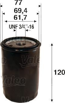 Valeo 586130 - Масляный фильтр autosila-amz.com