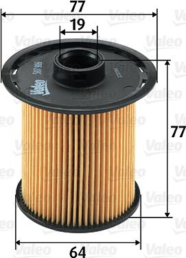 Valeo 587916 - Топливный фильтр autosila-amz.com