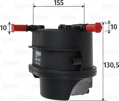 Valeo 587571 - Топливный фильтр autosila-amz.com