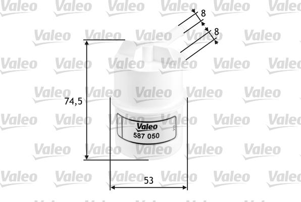 Valeo 587050 - Масляный фильтр autosila-amz.com