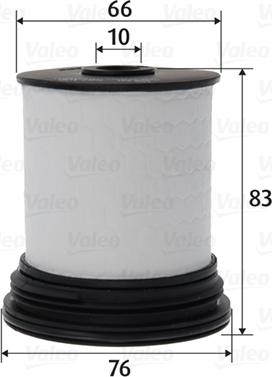 Valeo 587106 - Топливный фильтр autosila-amz.com