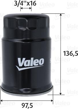 Valeo 587758 - Топливный фильтр autosila-amz.com