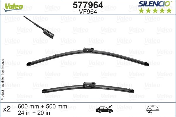 Valeo 577964 - Щетка стеклоочистителя autosila-amz.com