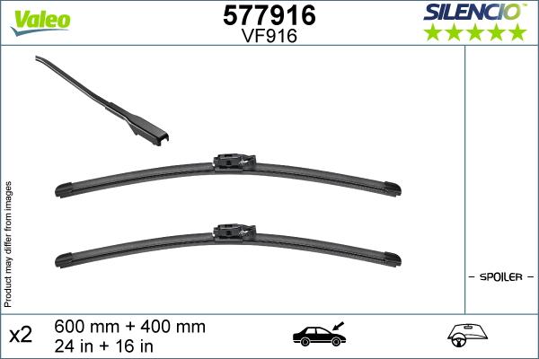 Valeo 577916 - Щетка стеклоочистителя autosila-amz.com