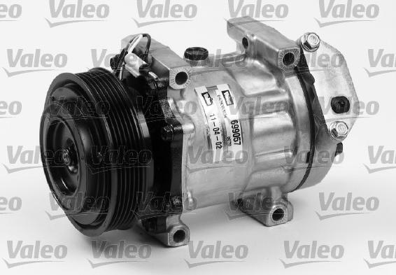 Valeo 699057 - Компрессор кондиционера autosila-amz.com