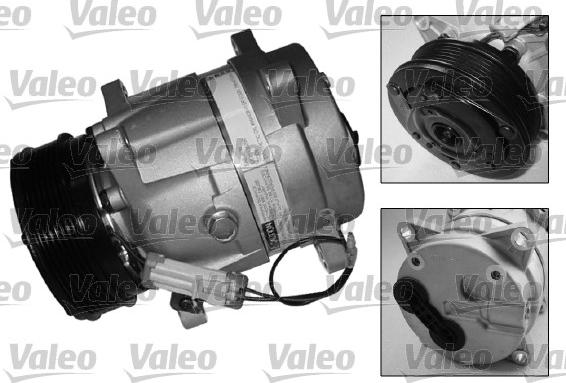 Valeo 699155 - Компрессор кондиционера autosila-amz.com