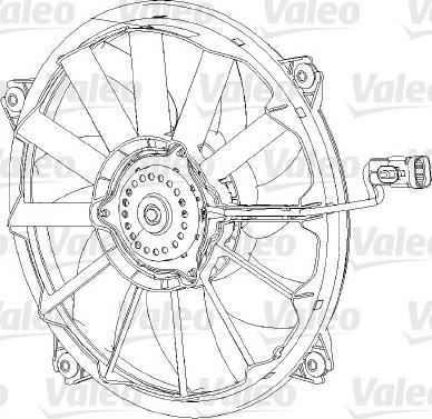 Valeo 696091 - Вентилятор, охлаждение двигателя autosila-amz.com