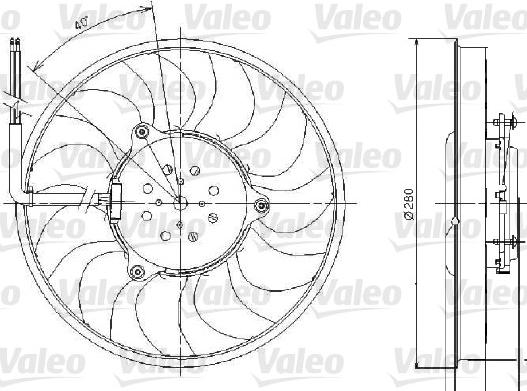 Valeo 696018 - Вентилятор, охлаждение двигателя autosila-amz.com