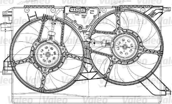 Valeo 696085 - Вентилятор, охлаждение двигателя autosila-amz.com