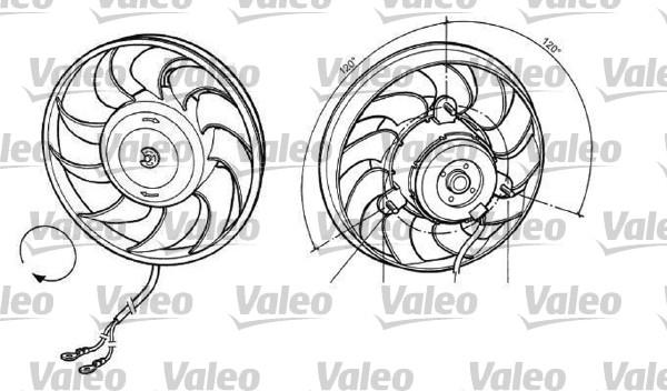 Valeo 696036 - Вентилятор, охлаждение двигателя autosila-amz.com
