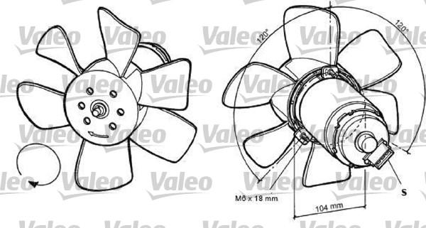 Valeo 696031 - Вентилятор, охлаждение двигателя autosila-amz.com