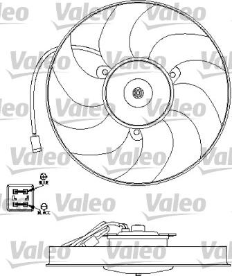 Valeo 696191 - Вентилятор, охлаждение двигателя autosila-amz.com