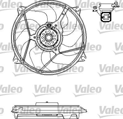 Valeo 696138 - Вентилятор, охлаждение двигателя autosila-amz.com