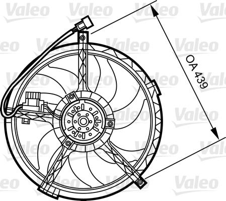 Valeo 696378 - Вентилятор, охлаждение двигателя autosila-amz.com