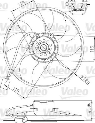 Valeo 696287 - Вентилятор, охлаждение двигателя autosila-amz.com