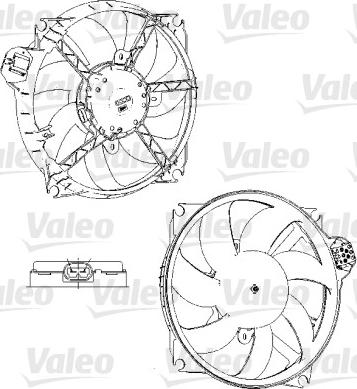 Valeo 696229 - Вентилятор, охлаждение двигателя autosila-amz.com