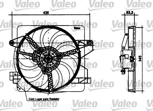 Valeo 698494 - Вентилятор, охлаждение двигателя autosila-amz.com