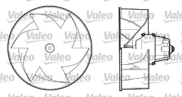 Valeo 698433 - Вентилятор салона autosila-amz.com