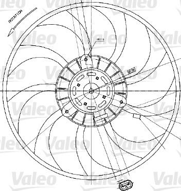 Valeo 698424 - Вентилятор, охлаждение двигателя autosila-amz.com