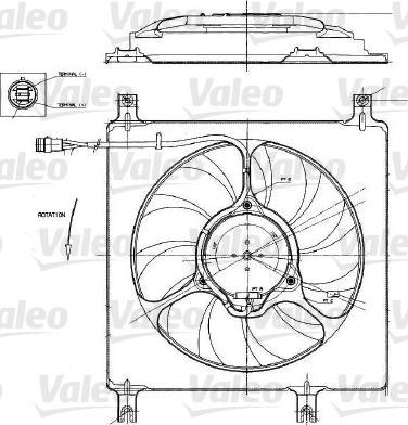 Valeo 698552 - Вентилятор, охлаждение двигателя autosila-amz.com